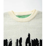 Cozy Oversized Knitted Crocodile Sweater