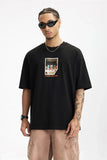 Model wearing the black I Hate My Job Graphic T-Shirt