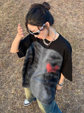 Faded Heart Oversized T-shirt