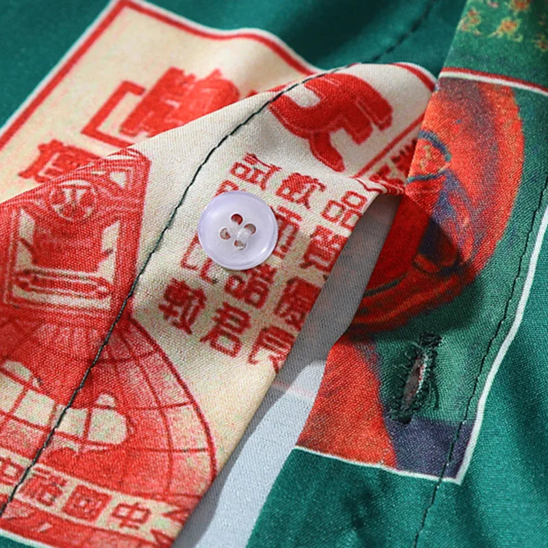 Vintage Graphic Print Shirt