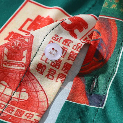 Vintage Graphic Print Shirt