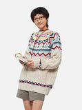 Vintage Trendy Japanese Style Knit Sweater