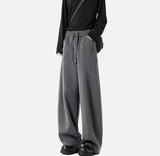 Youthful Wrinkled Campus Straight Leg Sweatpants