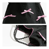 Coquette Soft Core Cute Bow Handbag