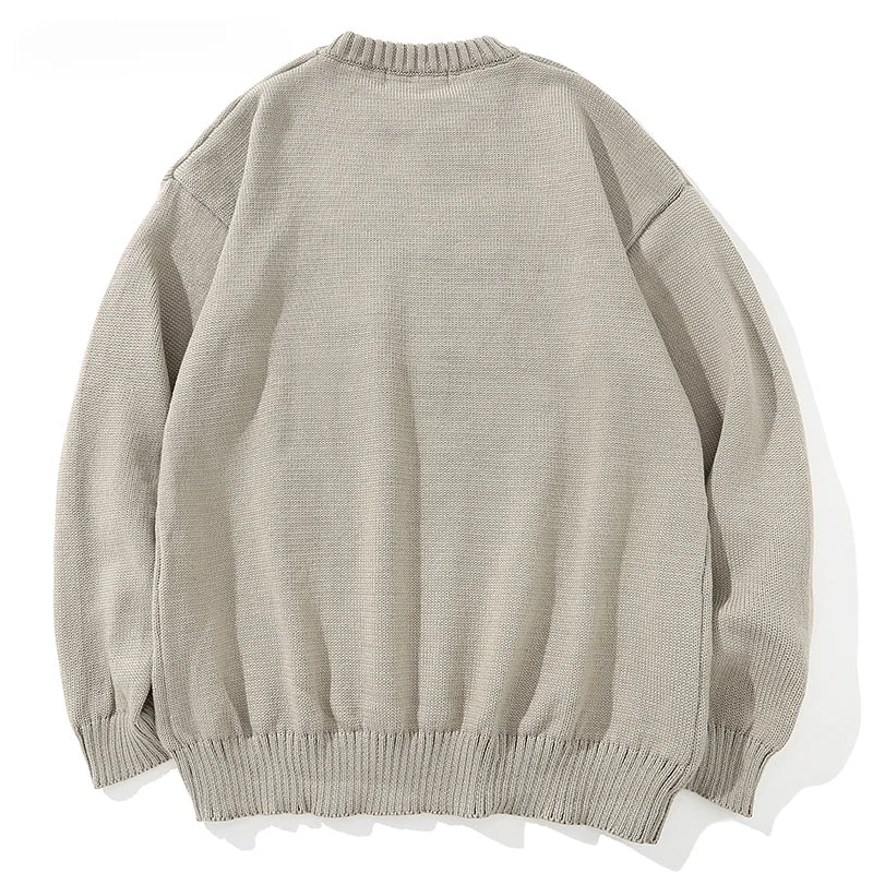 Lightning Print Knitwear Jumper Sweater