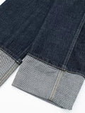 Vintage Chic Blue Lapel Neck Denim Jacket