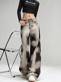 Denim Game Strong American Style Wide Leg Jeans