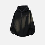 Streetwear Hip Hop Heavyweight Half Breasted Hoodie