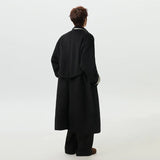 Korean Style Simple Solid Color Woolen Coat