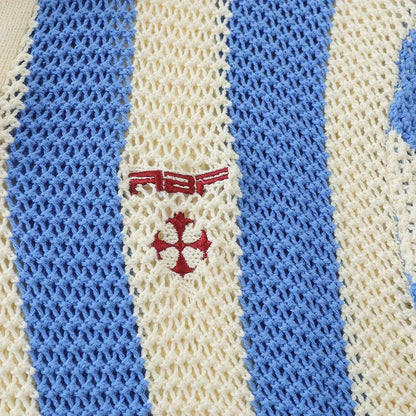 Long-lasting Retro Striped Knit Jumper Sweater