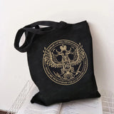 Trend Ravestar Print Canvas Shoulder Tote Bag