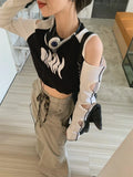 Y2K Streetwear Gothing Kosahiki Hollow Out Grunge T-Shirt