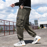 Harem Narrow-leg Cargo Pants