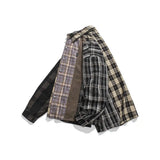 Y2K Insulated Plaid Hip Hop Button-Up Casual Shirt