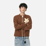 Streetwear Korean Style Floral Knitted Sweater