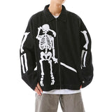 Sword Skeleton Denim Jackets