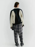 Streetwear Color Block Faux Leather Jacket