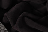 Washed Distressed Front Pocket Spliced Hoodie