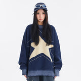Star Print Sweater