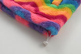 Rainbow Stripe Zip-up Jacket