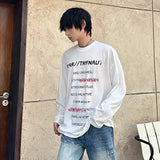 Statement Piece Round Collar Long T-Shirt