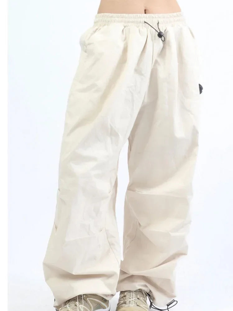 Techwear Cargo Oversized Parachute Pants
