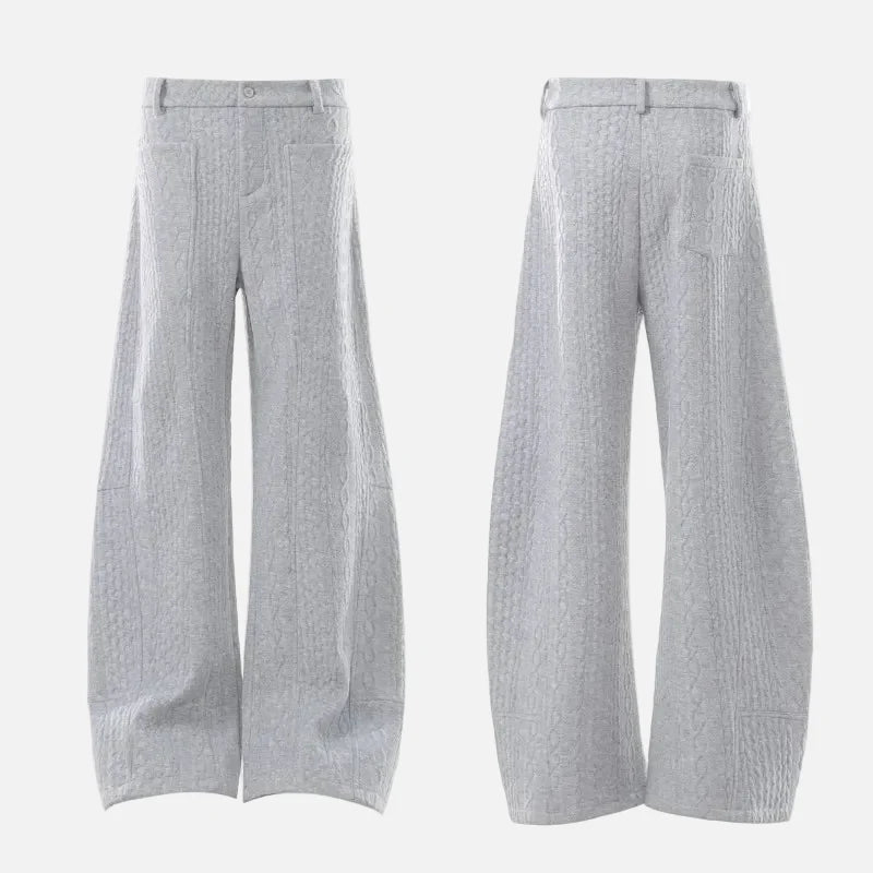 Versatile Thick Lined Wide Leg Casual Pants