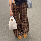 Streetwear Style High Waist Baggy Trousers