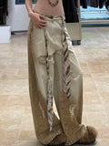 Vintage Washed Ombre Distressed Boyfriend Jeans