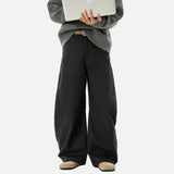 Vintage Pleated Loose Fit Cut Casual Pants