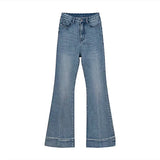 Women Chic Flare High Waist Bootcut Jeans