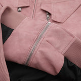 Star Graphic Embroidery Varsity Jacket