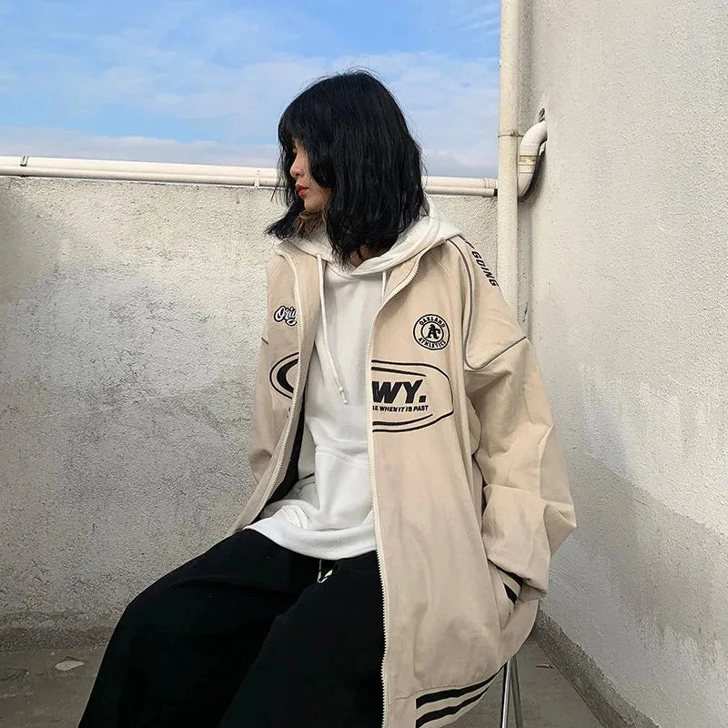 Sports Stand Collar Windbreaker Jacket