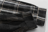 Y2K Insulated Plaid Hip Hop Button-Up Casual Shirt