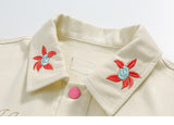 Vintage Flower Embroidery Jacket