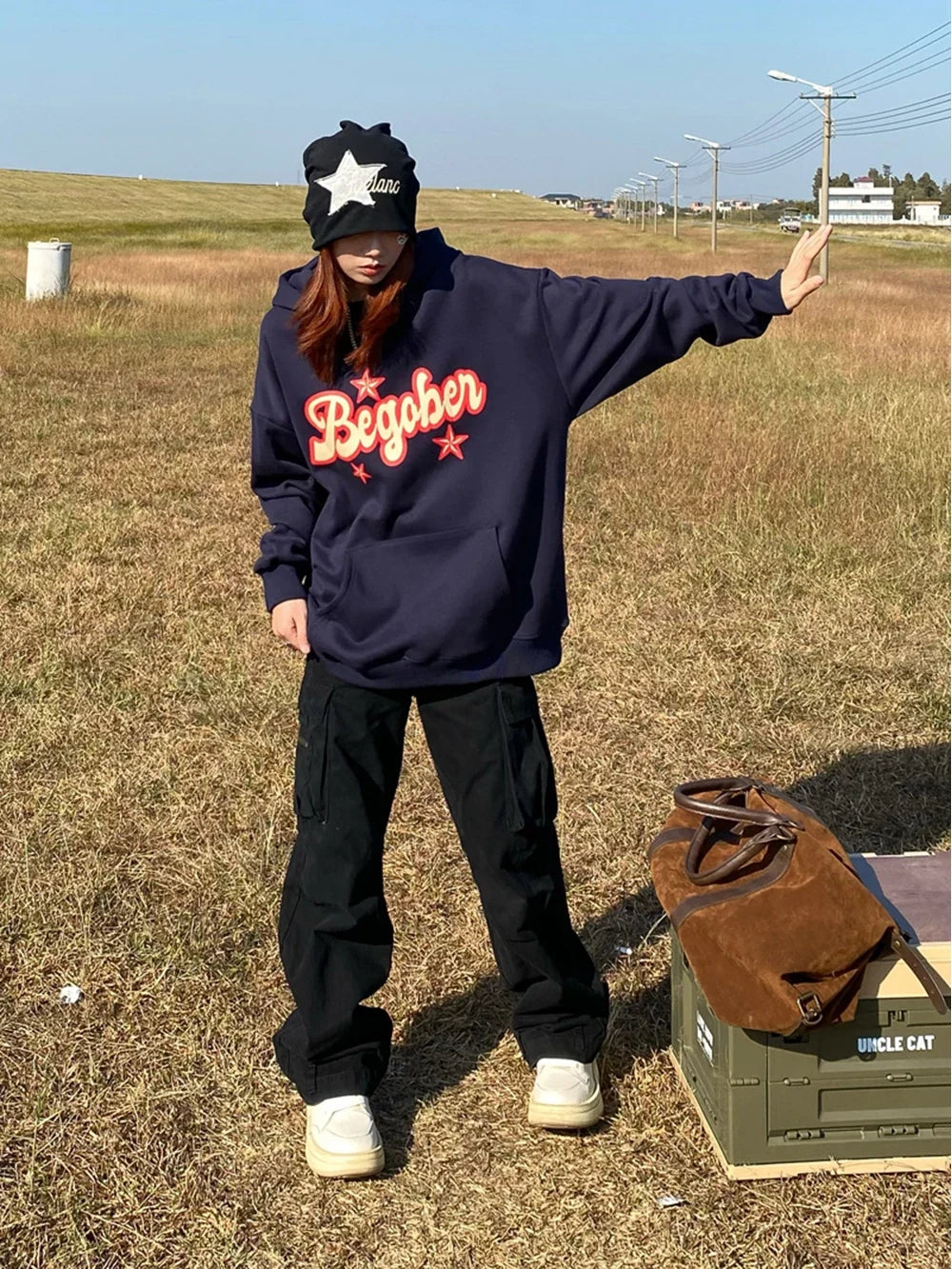Y2k Women's Solid Color Cargo Pants
