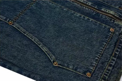 Streetwear American Style Old Washed Denim Jacket