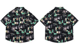 Breathable Vibrant Graffiti Warm Beach Cool Shirt