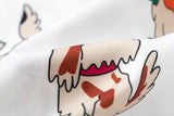 Streetwear Vibrant Cartoon Dog Cute Beach Shirt