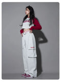 Stylish White Grey Dance Pants