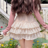 Coquette Ruffled Tiered Skirt