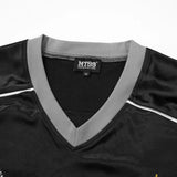 Cozy Oversized Letter Print Long Sleeve Sports T-Shirt