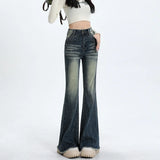 Slimming High Waist Blue Skinny Jeans