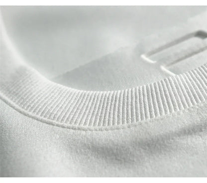 Embossed Suede Hip Hop T-Shirt