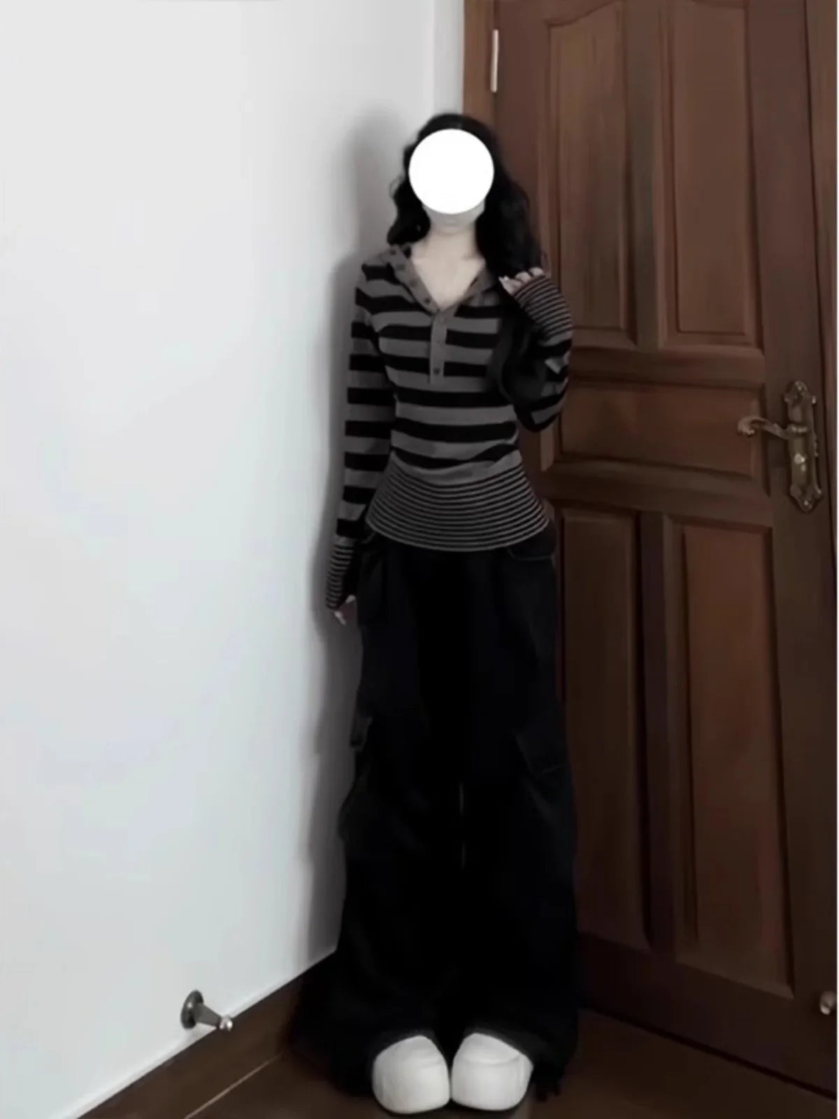 Striped Slim Fit Spring Hoodie Hoodie