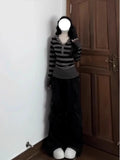 Striped Slim Fit Spring Hoodie Hoodie