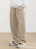 Trendy Corduroy Wide Leg Casual Pants