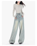 Light Blue Vintage Classic Loose Jeans