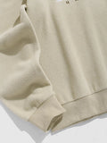 Colorblock Letter Embroidered Zip Sweatshirt