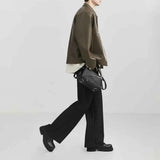 American Retro PU Leather Long-Sleeved Jacket